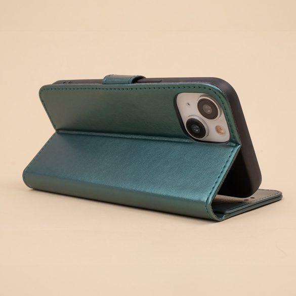 Smart Classic könyvtok Motorola Moto E22 - sötétzöld