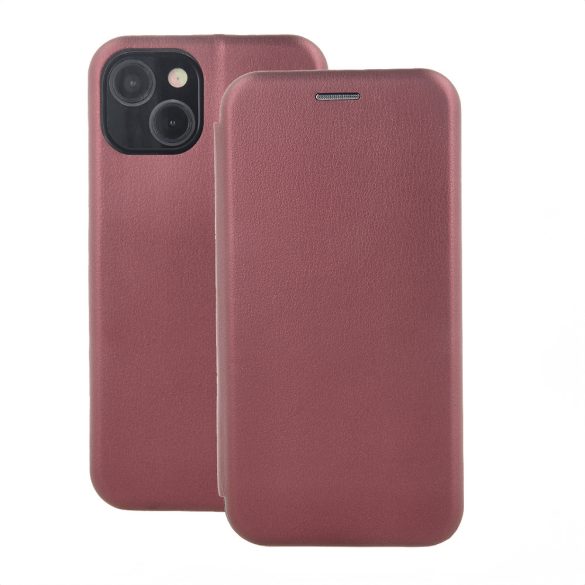 Smart Diva könyvtok Motorola Moto E22 - bordó