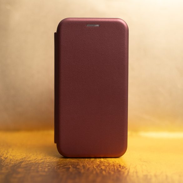 Smart Diva könyvtok Motorola Moto E22 - bordó