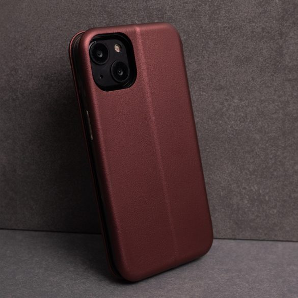 Smart Diva könyvtok Motorola Moto E22 - bordó