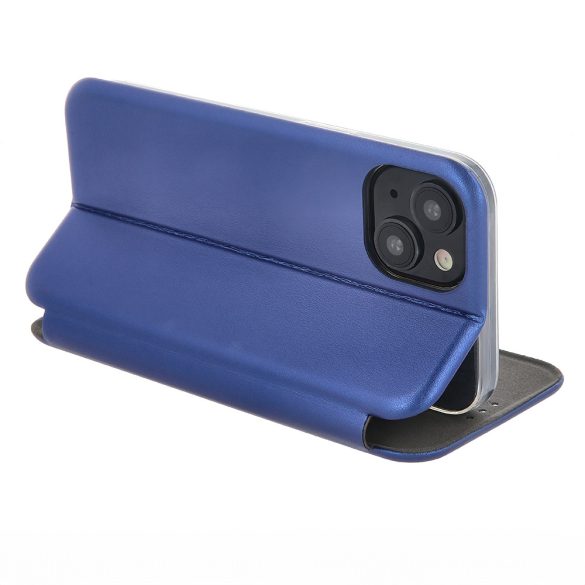 Smart Diva könyvtok Motorola Moto E22 - tengerészkék