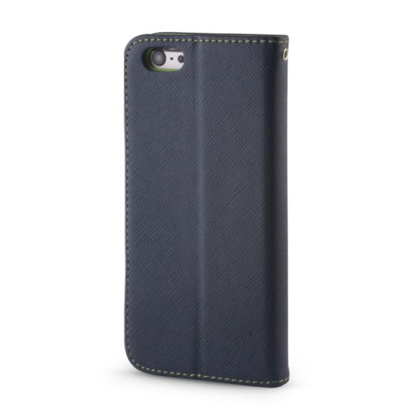 Smart Fancy könyvtok Motorola Moto E22 - zöld-kék