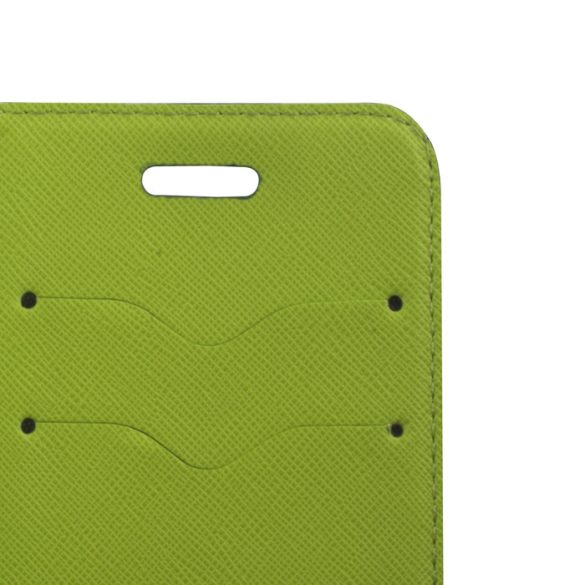 Smart Fancy könyvtok Motorola Moto E22 - zöld-kék