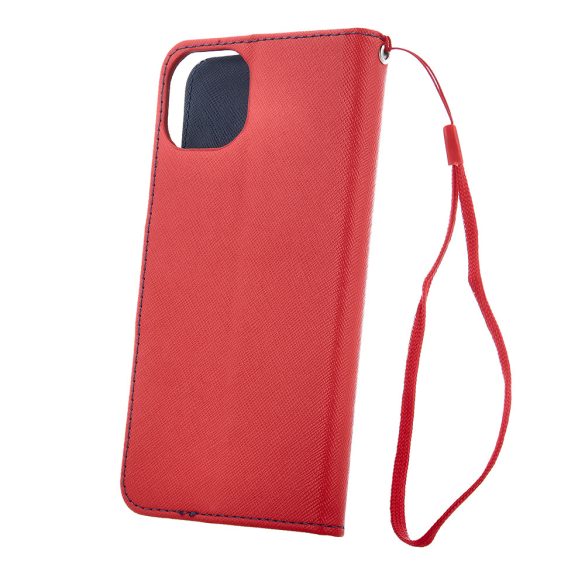 Smart Fancy könyvtok Motorola Moto E22 - piros-kék