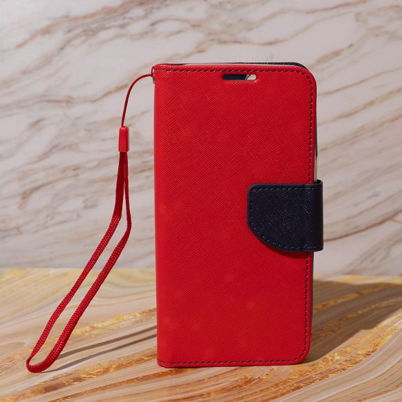 Smart Fancy könyvtok Motorola Moto E22 - piros-kék
