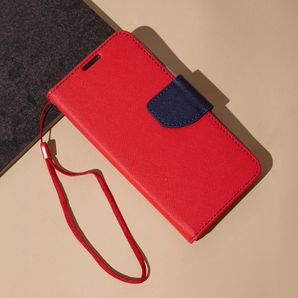 Smart Fancy könyvtok Motorola Moto E22 - piros-kék