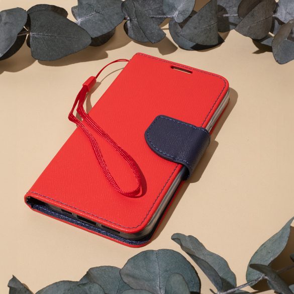 Smart Fancy könyvtok Motorola Moto E22 - piros-kék