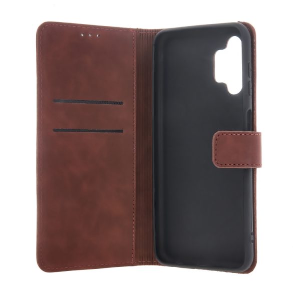 Smart Velvet könyvtok Motorola Moto E22 - barna