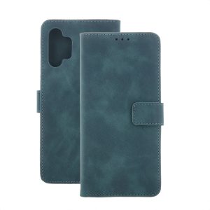 Smart Velvet könyvtok Motorola Moto E22 - sötétzöld