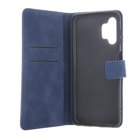 Smart Velvet könyvtok Motorola Moto E22 - tengerészkék