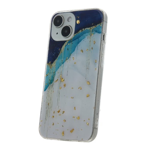 Gold Glam tok Samsung Galaxy A34 5G - "iceberg" mintás