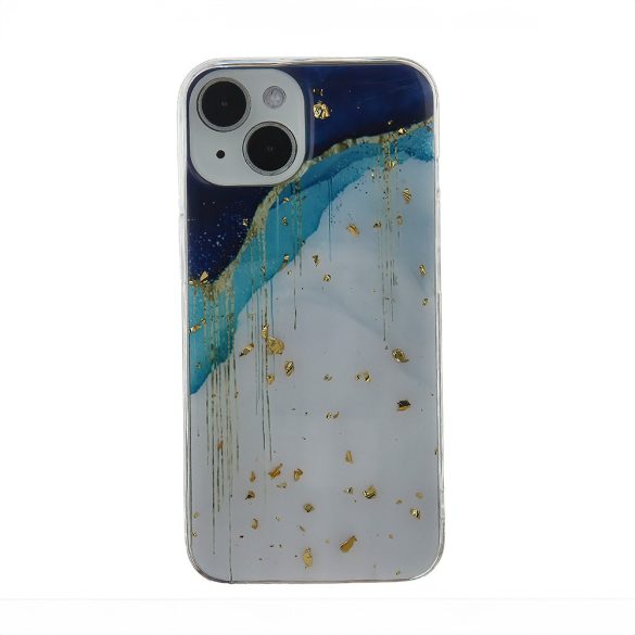 Gold Glam tok Samsung Galaxy A34 5G - "iceberg" mintás