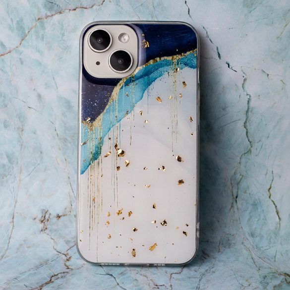 Gold Glam tok Samsung Galaxy A34 5G - "iceberg" mintás