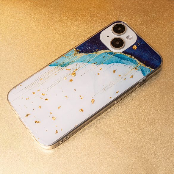 Gold Glam tok Samsung Galaxy A34 5G - "iceberg" mintás