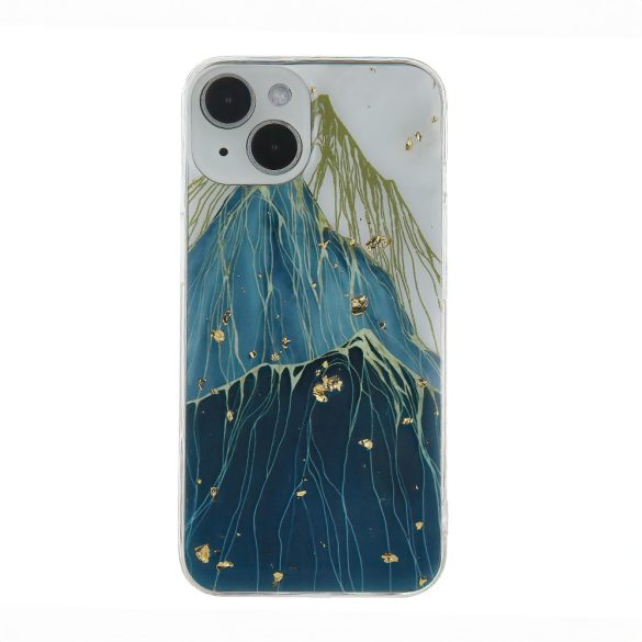 Gold Glam tok Samsung Galaxy A34 5G - "mountain" mintás