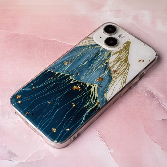 Gold Glam tok Samsung Galaxy A34 5G - "mountain" mintás