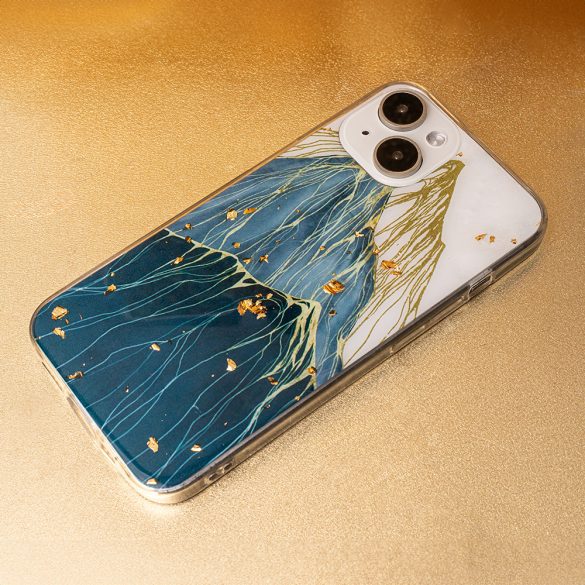 Gold Glam tok Samsung Galaxy A34 5G - "mountain" mintás