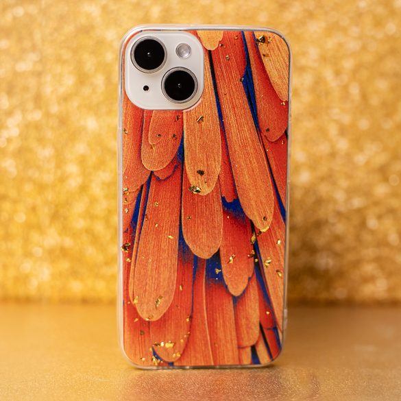 Gold Glam tok Samsung Galaxy A34 5G - narancssárga