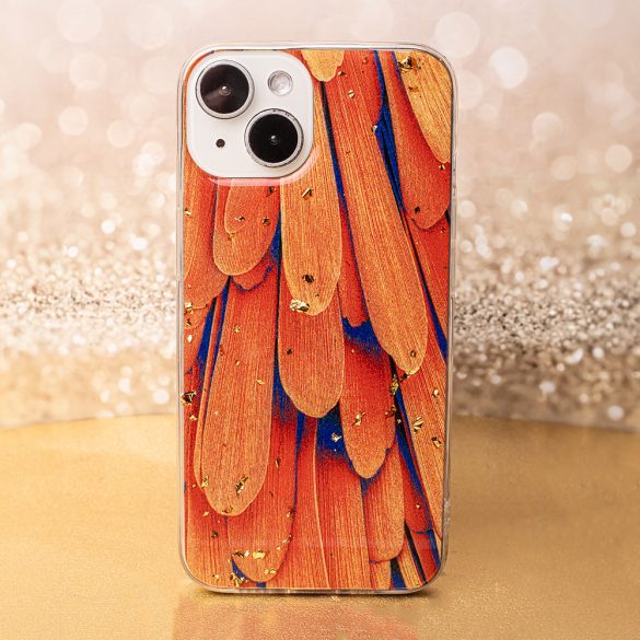 Gold Glam tok Samsung Galaxy A34 5G - narancssárga