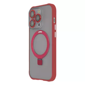 TectoShield Ring Secure MagSafe-kompatibilis tok iPhone 15 Pro Max - piros