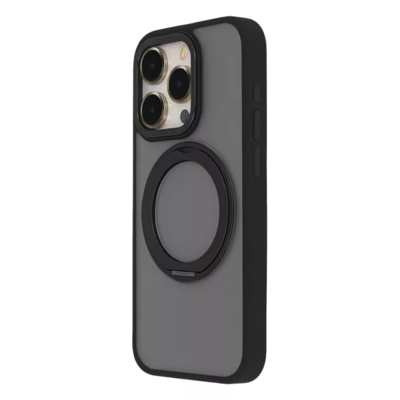 TectoShield Secure Spinning MagSafe-kompatibilis tok iPhone 15 Plus - fekete