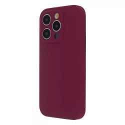   TectoShield Soft Touch MagSafe-kompatibilis tok iPhone 12 - bordó