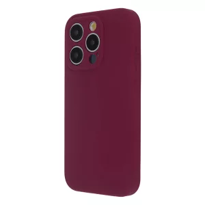 TectoShield Soft Touch MagSafe-kompatibilis tok iPhone 12 - bordó