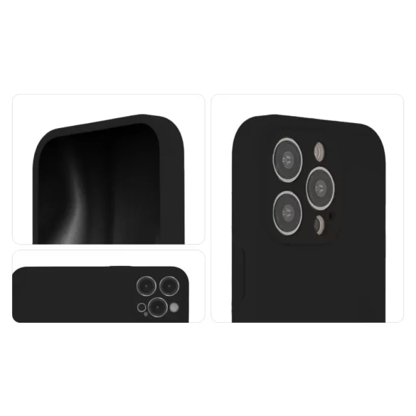 TectoShield Soft Touch MagSafe-kompatibilis tok iPhone 15 Plus - fekete