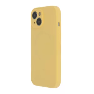 TectoShield Soft Touch MagSafe-kompatibilis tok iPhone 15 Plus - pasztel sárga