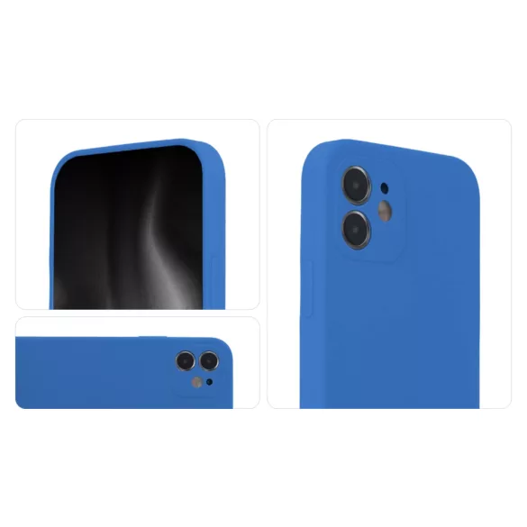 TectoShield Soft Touch MagSafe-kompatibilis tok iPhone 15 Pro - kobaltkék