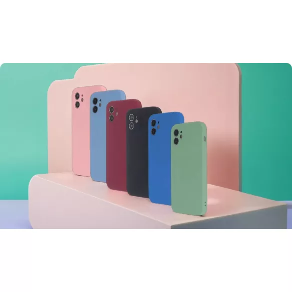 TectoShield Soft Touch MagSafe-kompatibilis tok iPhone 15 Pro - kobaltkék