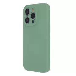   TectoShield Soft Touch MagSafe-kompatibilis tok iPhone 15 Pro - pisztáciazöld