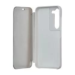   TectoShield Fold Mirror View könyvtok Samsung Galaxy A14 4G/5G - ezüst színű