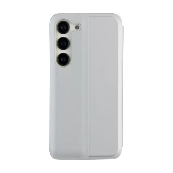 TectoShield Fold Mirror View könyvtok Samsung Galaxy A14 4G/5G - ezüst színű