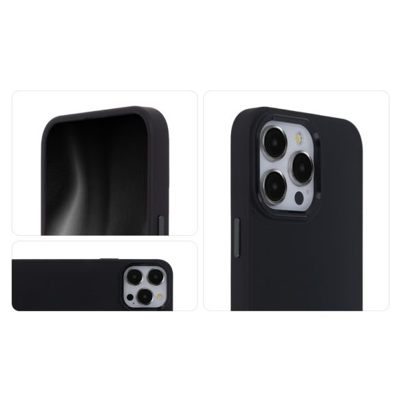 TectoShield Satin Touch tok Samsung Galaxy A54 - fekete