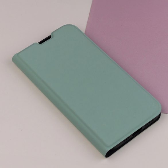 Smart Soft könyvtok Motorola Moto E22/E22i - világoszöld