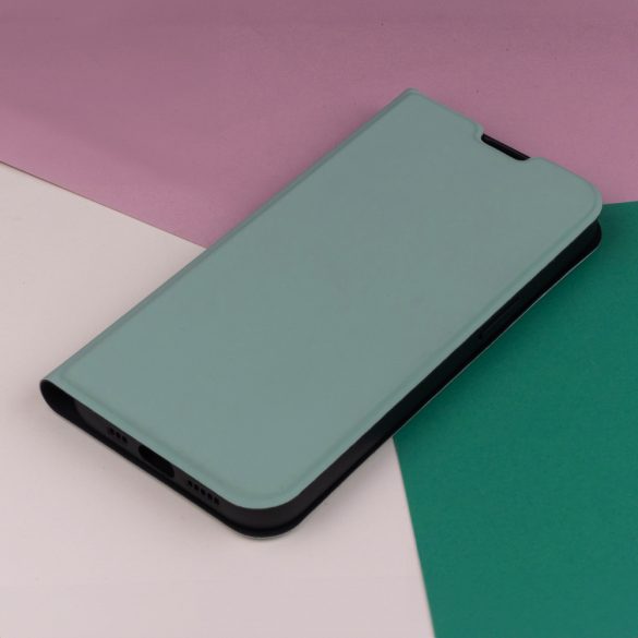 Smart Soft könyvtok Motorola Moto E22/E22i - világoszöld