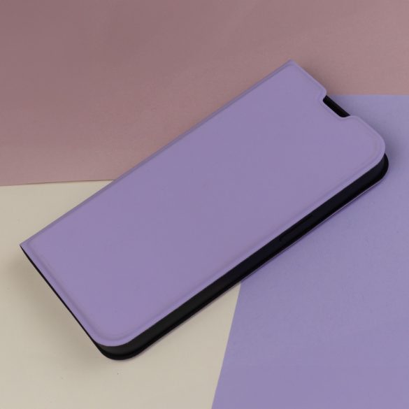 Smart Soft könyvtok Motorola Moto E22/E22i - világos lila