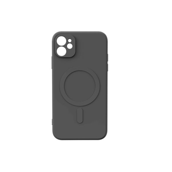 Simple Color MagSafe-kompatibilis tok iPhone 11 - fekete