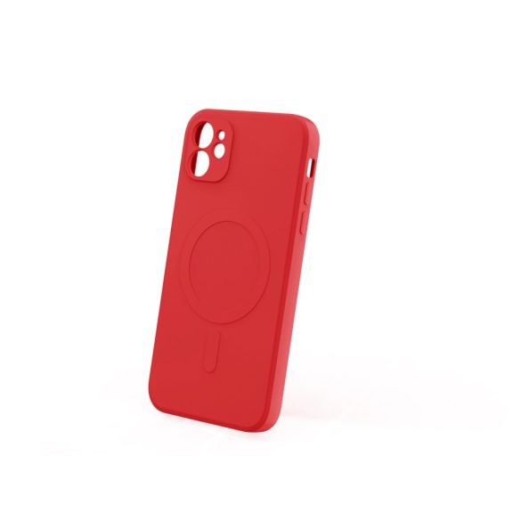 Simple Color MagSafe-kompatibilis tok iPhone 11 - piros