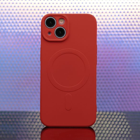 Simple Color MagSafe-kompatibilis tok iPhone 11 - piros