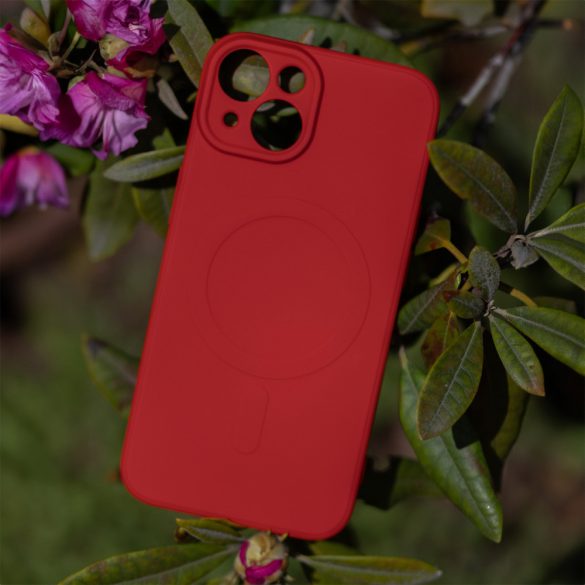 Simple Color MagSafe-kompatibilis tok iPhone 11 - piros