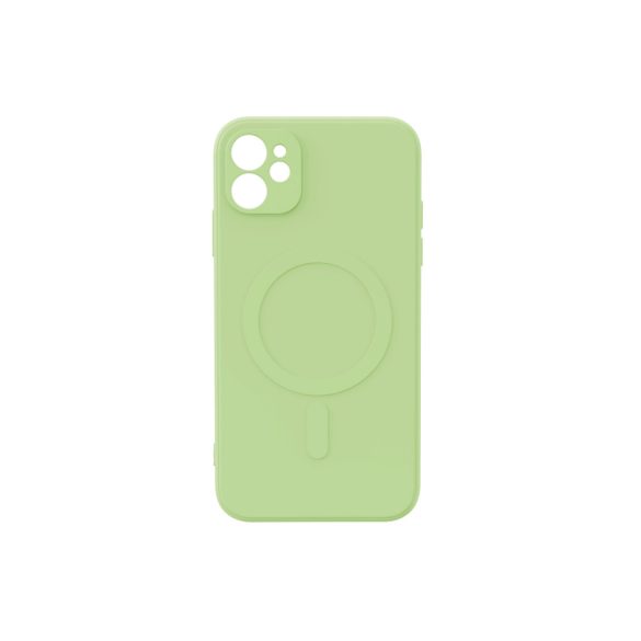 Simple Color MagSafe-kompatibilis tok iPhone 11 - világoszöld