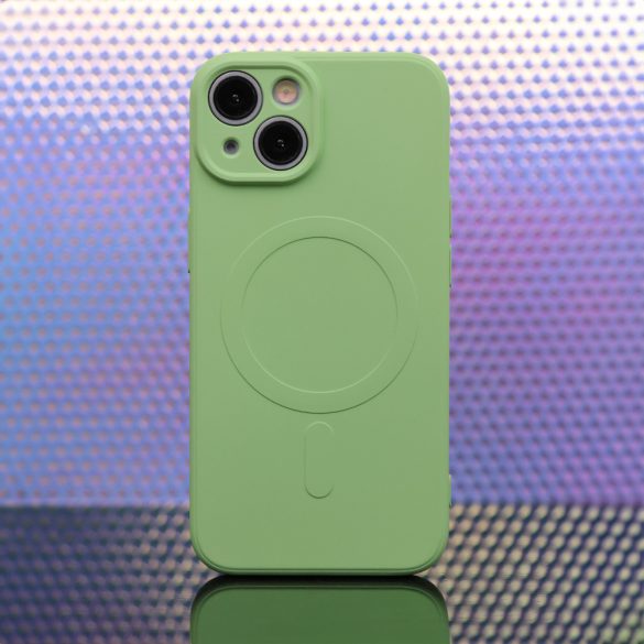 Simple Color MagSafe-kompatibilis tok iPhone 11 - világoszöld