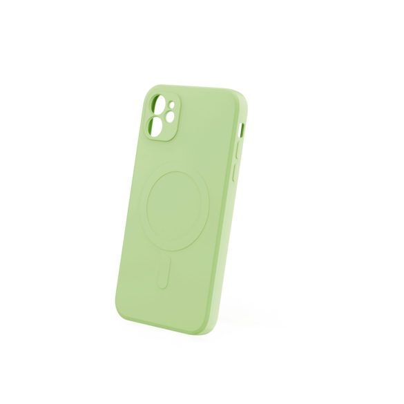 Simple Color MagSafe-kompatibilis tok iPhone 12 - világoszöld