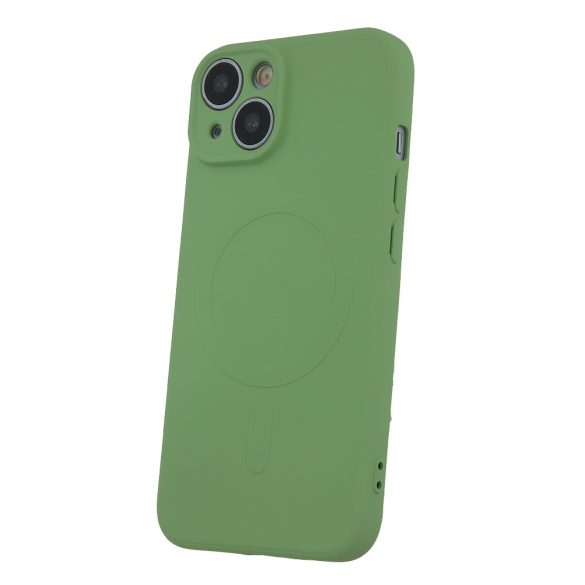 Simple Color MagSafe-kompatibilis tok iPhone 14 Pro - világoszöld