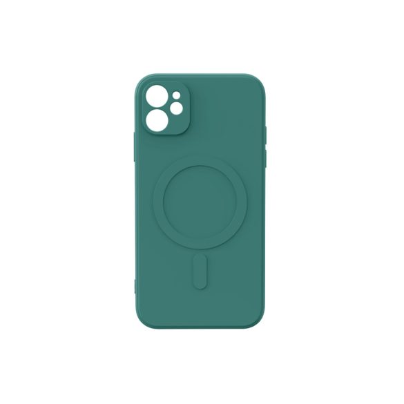Simple Color MagSafe-kompatibilis tok iPhone 12 - sötétzöld