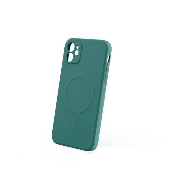 Simple Color MagSafe-kompatibilis tok iPhone 12 - sötétzöld