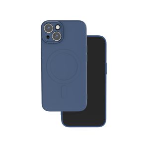 Simple Color MagSafe-kompatibilis tok iPhone 14 - tengerészkék