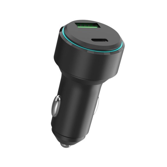 Forever LS-AC-32 autós töltő 1xUSB-A és 1xUSB-C csatlakozással 32W